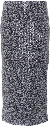 Rotate midi pencil skirt - women - Polyester/Recycled Polyester/Elastane - 34 - Purple