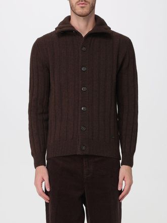Brooksfield Cardigan in lana a costine con chiusura a bottoni