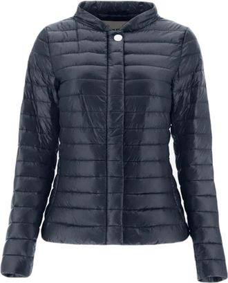 Herno Elena Jacket - Dames - Gewatteerde jassen - Blauw - M - Jassen