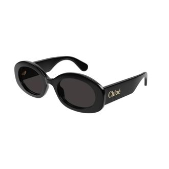 Chloé Sunglasses, unisex, Black, 53 MM, Authentic Glasses with Top-Notch Service