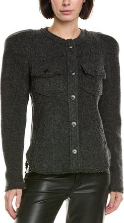 Isabel Marant Isabel Marant Etoile Nelly Wool-Blend Jacket