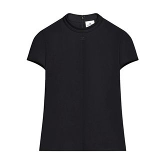 Courr&egrave;ges Top - female - Courr&egrave;ges - T-Shirts - Black - S - Tops
