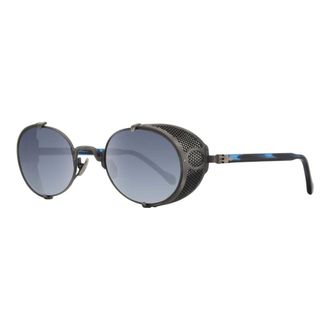 Matsuda Heritage Ronde Zonnebril - unisex - Accessoires - Blauw - Maat: 51 MM