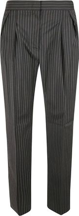 Max Mara Slim-fit Trousers, female, Black, Size: XS Sesamo Trousers