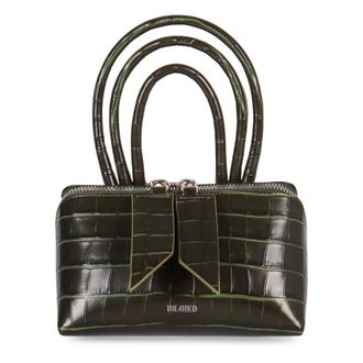 The Attico Mini Bag Friday - Dames - Handtassen - Groen - ONE Size - Leer - Tassen