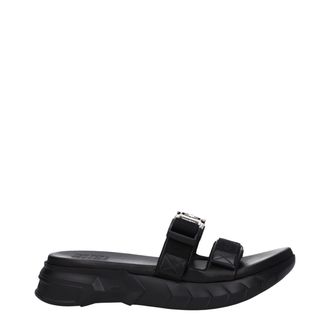 Givenchy Black Fabric Mens Slippers
