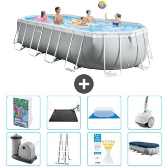 Intex Piscina Prism Frame Oval - 610x305x122 Cm - 9-piezas S600