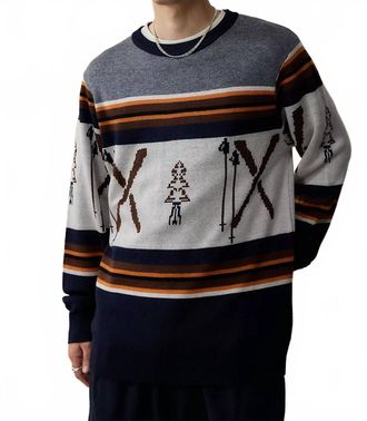 Kavu Highline Crewneck Sweater In Day Ski