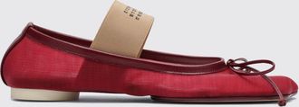 Maison Margiela Ballerine Mary Jane in nylon con punta asimmetrica