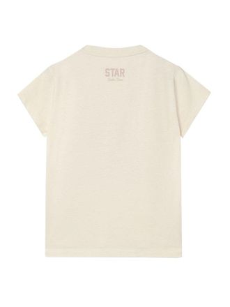 Golden Goose Glitter Star Print T-Shirt - White