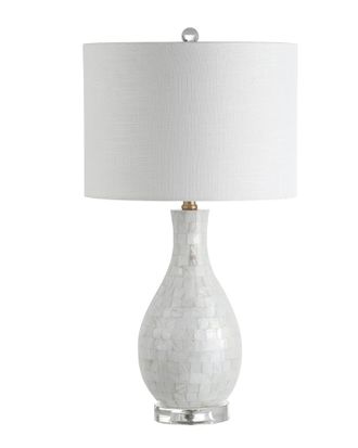 Jonathan Y Designs Jonathan Y Designs 26.5In Josephine Seashell Led Table Lamp