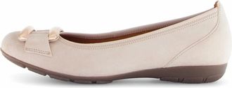 Gabor Ballerinas - Dames - Schoenen - Beige - Maat: 38 EU Velours
