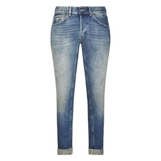 Dondup Jeans, Heren, Blauw, W32, Katoen, George 5 Pocket Jeans