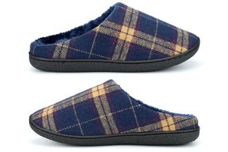 Generic Mens Slip On Slippers Size 6 Boys Slippers Size 12 Mens Mule Slipper Mule Slipper Slip On Sizes 6-12 Navy 12 UK