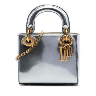 Dior Pre-owned Dior Mini Metallic Patent Lady Dior Ladies PVHG1VIAH8020MM7