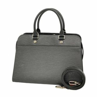 Louis Vuitton Pre-owned Handbags, female, Black, Size: ONE SIZE Pre-owned Vaneau MM Handbag