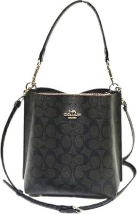 Coach Pre-owned Bucket Bags, female, Brown, Size: ONE SIZE Pre-owned Signature PVC 2way Shoulder Bag