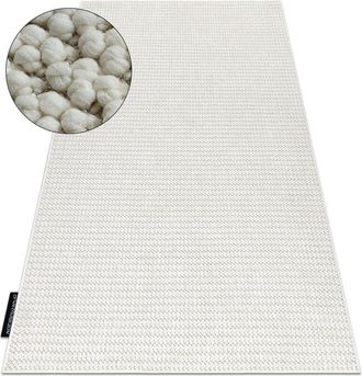 RugsX Carpet CASABLANCA LOOP white loop, soft white 80x150 cm