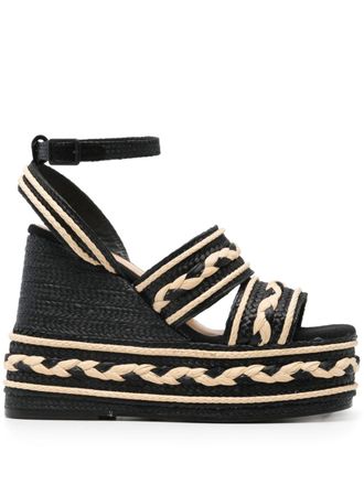 Castaner Fermina 135mm espadrilles - Black