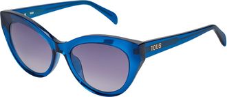Tous Womens Cat Eye Sunglasses STOB86 Women - Blue - One Size