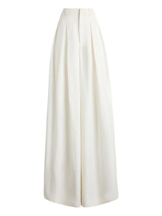 Ralph Lauren Collection Greer cady trousers - women - Viscose - 0 - Neutrals