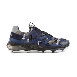 Valentino Garavani Sneakers, male, Blue, 6 1/2 UK, Bounce Trainers Block Colour Italy Men
