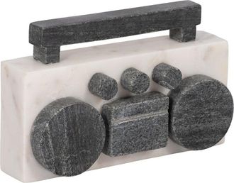 Sagebrook Home 8In Marble Boombox