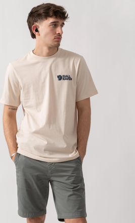 Fj&auml;llr&auml;ven Mens T-Shirt in Ivory Cotton - Size X-Large
