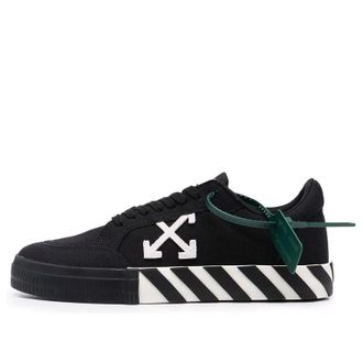 Off-white Vulcanized Low Canvas Black White OMIA085C99FAB0011001