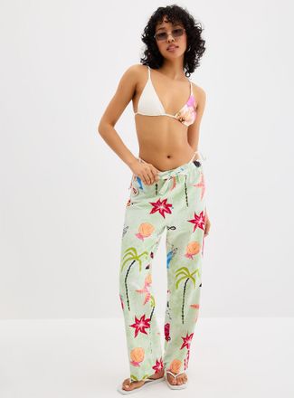 Billabong Womens Lottie Hall small-sketch loose pant