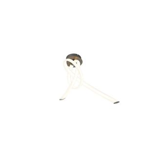 Netlighting Armonia Semi Flush Ceiling Titanium 40W 3000lm Dimmable LED in White