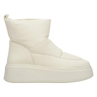 Estro & Luminara Light Beige Snow Boots - female - Estro - Winter Boots - Beige - 3 UK - Shoes