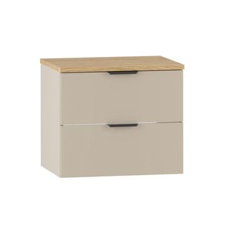 Petits Meubles Mueble bajo lavabo 60cm encimera paneles de melamina y mdf cachemira