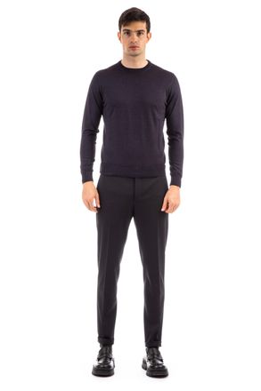 Drumohr Cashmere-Silk Crewneck Sweater
