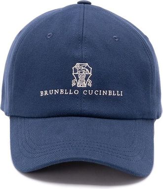 Brunello Cucinelli Baseball Cap With Logo