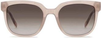 Fossil 54mm Gradient Square Sunglasses in Lilac/Brown Sf at Nordstrom