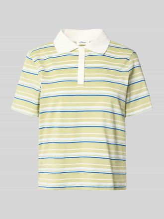 s.Oliver Red Label Regular Fit Poloshirt aus reiner Baumwolle in Hellblau, Gr&ouml;&szlig;e 34