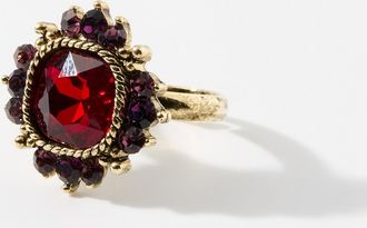 Simons Womens Colourful stone decorative ring