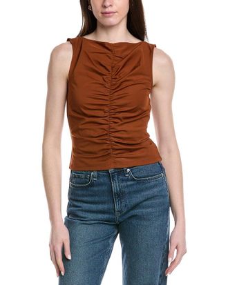 Frame Denim Frame Denim The Ruched Sleeveless Top