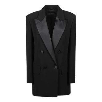 Max Mara Mxegarza Jas - Dames - Jassen - Zwart - Maat: S Zijde