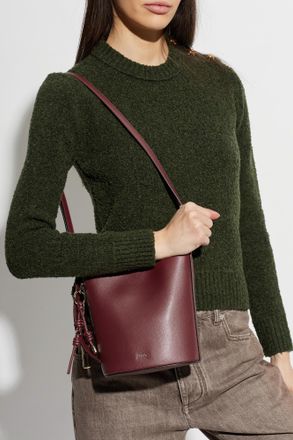 Furla Roxie Mini Shoulder Bag, Womens, Burgundy