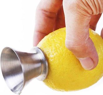 OEM Exprimidor Manual De C&iacute;tricos De Acero Inoxidable Con Boquilla Para Verter: Perfecto Para Limones, Limas Y Naranjas