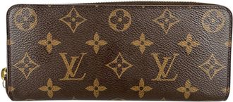 Louis Vuitton Brown Monogram Monogram Long Wallet (Bi-Fold) (Pre-Owned)