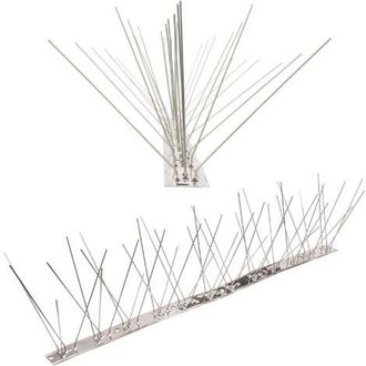 OEM Taubenspikes 5-reihig De Acero Inoxidable V2a - 5m (10 X 0,5m) Para Repelir P&aacute;jaros Eficientemente