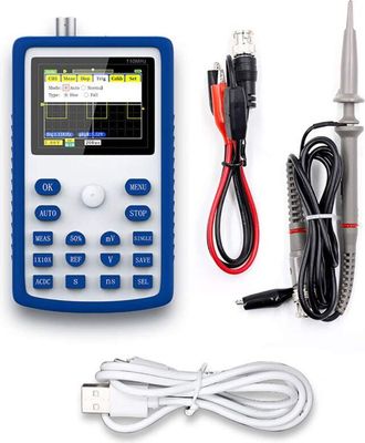 OEM Osciloscopio Digital, Mult&iacute;metro Osciloscopio, Pantalla De 2,4 Pulgadas, Frecuencia De Muestreo De 500 Ms/s, Ancho De Banda De 110 Mhz, Onda Cuadrada 
