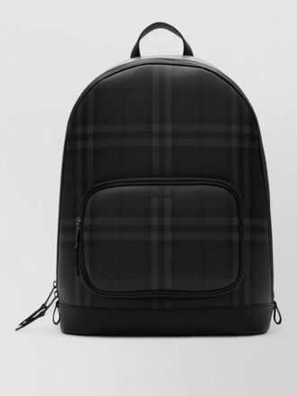 Burberry checked backpack