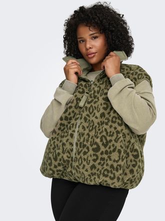 Only Carmakoma Steppweste ONLY CARMAKOMA CARSIF LIFE REVERSIBLE WAISTCOAT OTW, Damen, Gr. L, mermaid detail:leo, Web, Obermaterial: 100% Polyester, unifarben, Westen