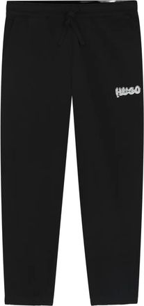 HUGO BOSS logo-embroidered sweatpants - men - Cotton - S - Black