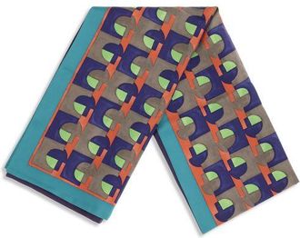 Miu Miu Womens Multicolor Silk Scarf