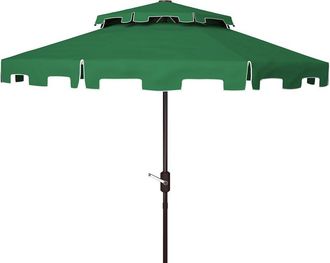 Safavieh Indoor/Outdoor Zimmerman 9Ft Dbletop Umbrella